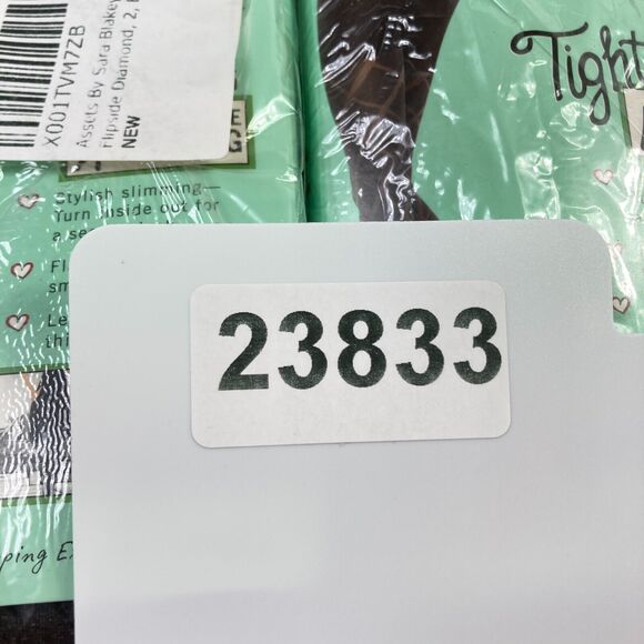 SPANX Assets Sara Blakely Reversible Shaping Tights Women's 2 Flipside Diamond - Picture 6 of 6